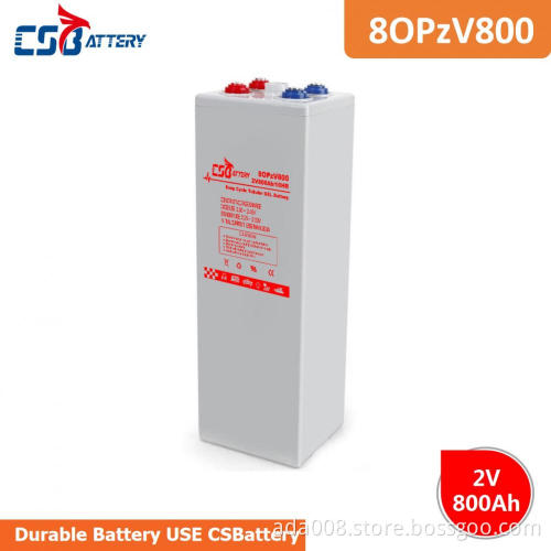 CSBattery 2VOPzV 800Ah Tubular GEL Battery